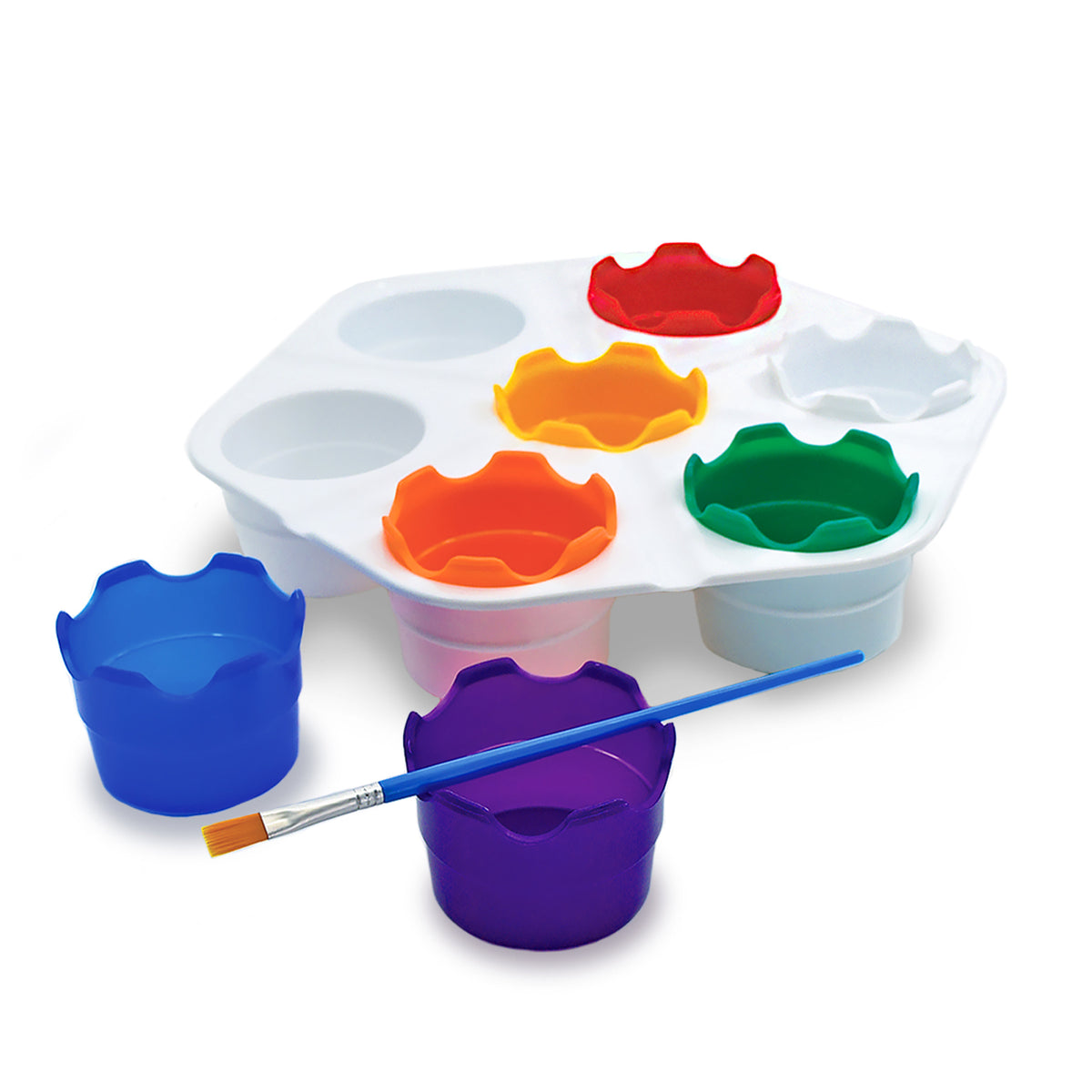 7 CUP KRAFTY KIDS PAINT CADDY