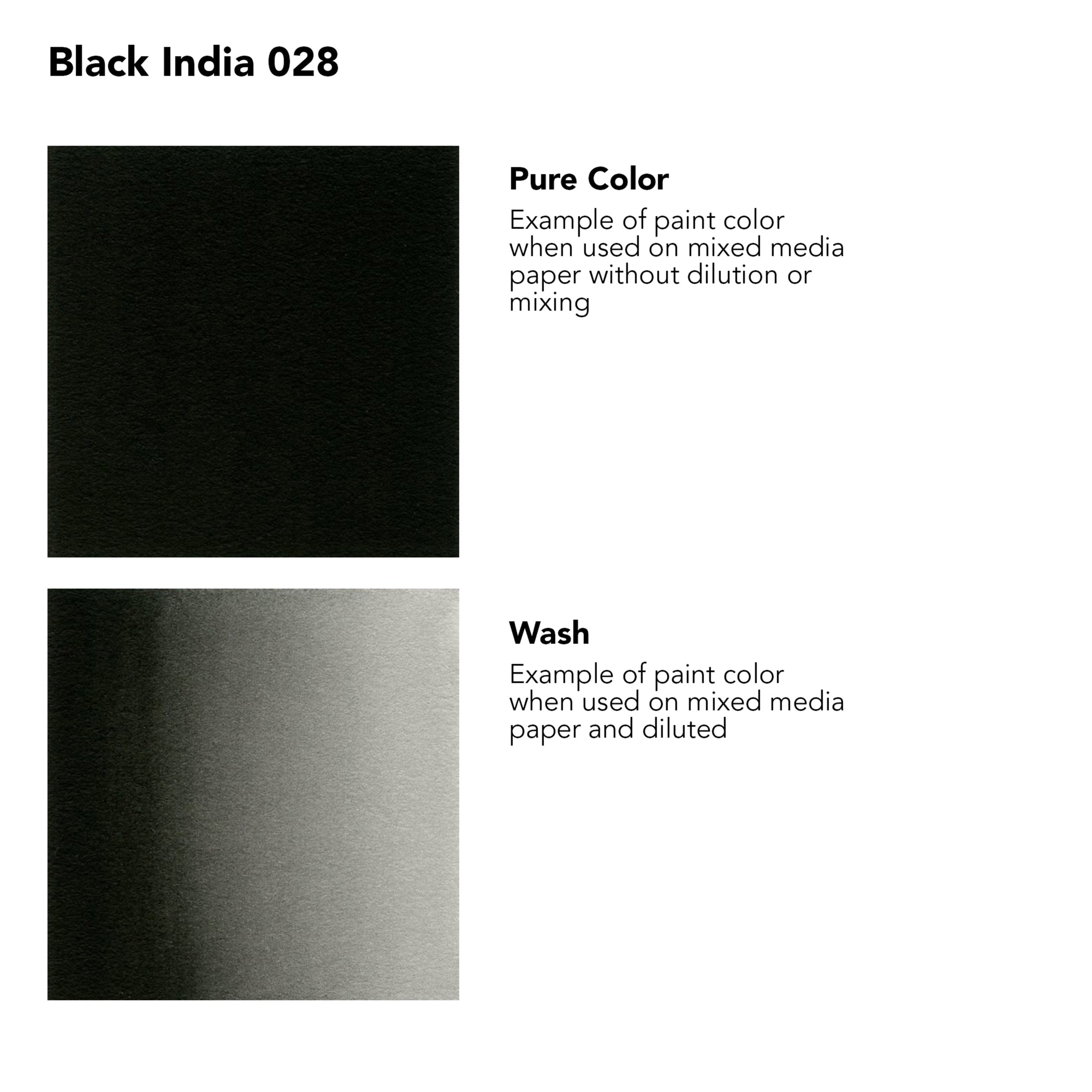 FW Acrylic Ink, Black, 29.5ml, 1 Count