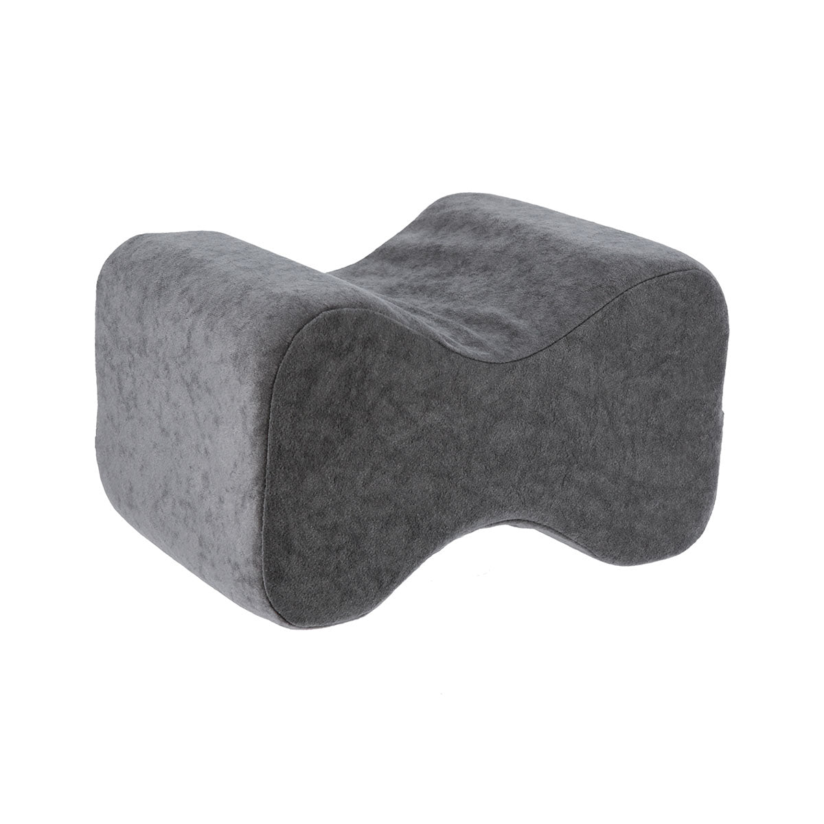 Leg Spacer Positioning Support Pillow with Deluxe Gray Cover, Petite