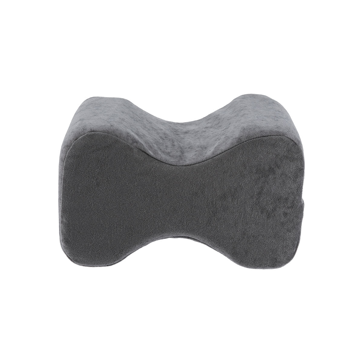 Leg Spacer Positioning Support Pillow with Deluxe Gray Cover, Petite
