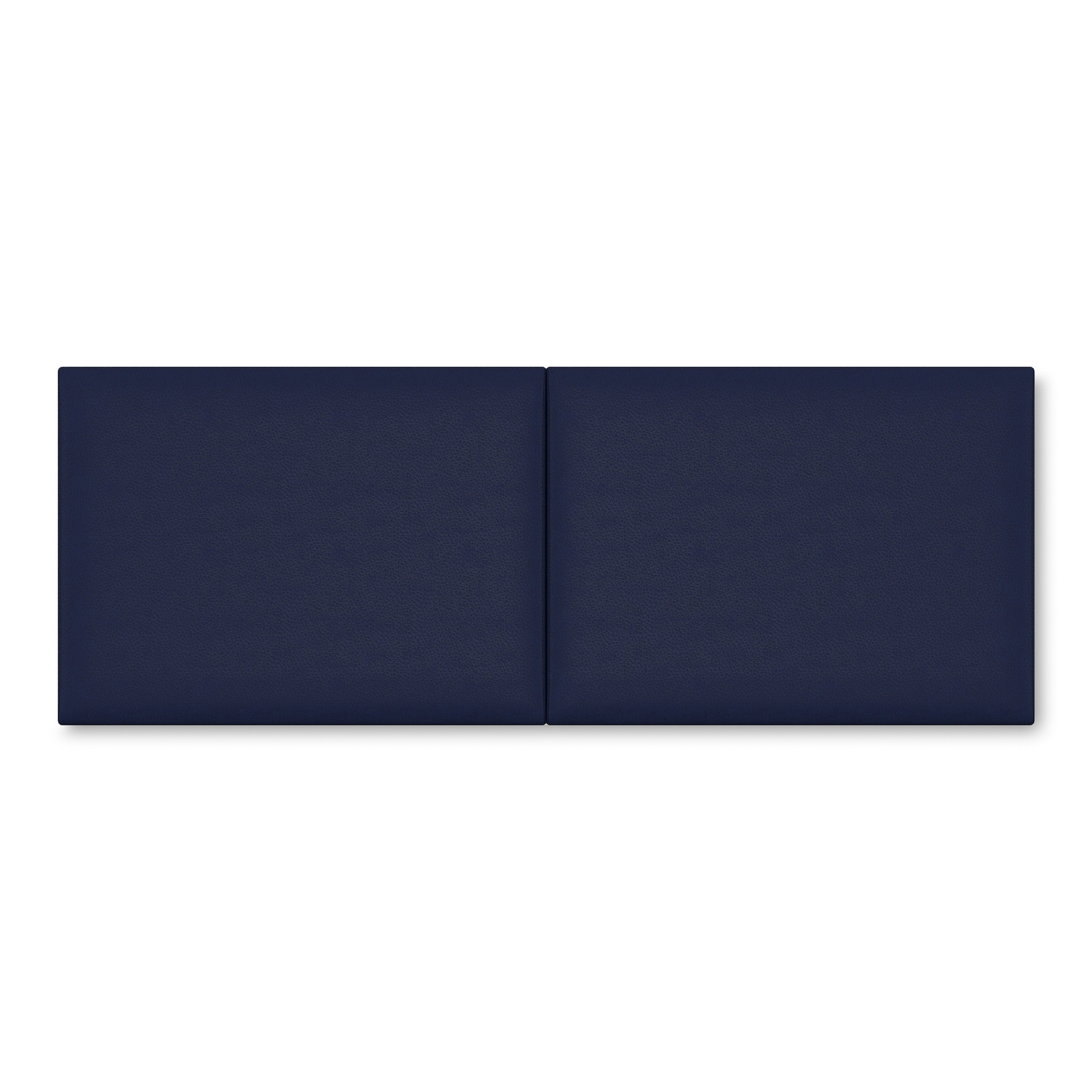 Jaxx Panelist Modern Padded Headboard – Set of 4 Wall Mounted Panels (Each 11.25" x 38") - King, Vegan Leather, Ice Storm White