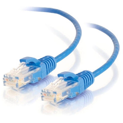 Legrand - C2G Cat6 Slim Ethernet Cable, Snagless Unshielded Cat6a Patch Cable, Blue Slim Network Patch Cable, 1.5 Foot Snagless UTP Ethernet Cable, 1 Count, C2G 01073