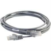 C2G 01093 Cat6 Cable - Snagless Unshielded Slim Ethernet Network Patch Cable, Gray (7 Feet, 2.13 Meters)