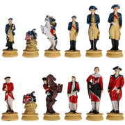 American Revolutionary War Chess Pieces, 3.5 inch king