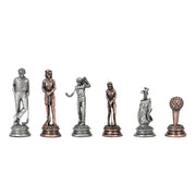 Golf Chess Pieces - Pewter - King measures 3.1 in