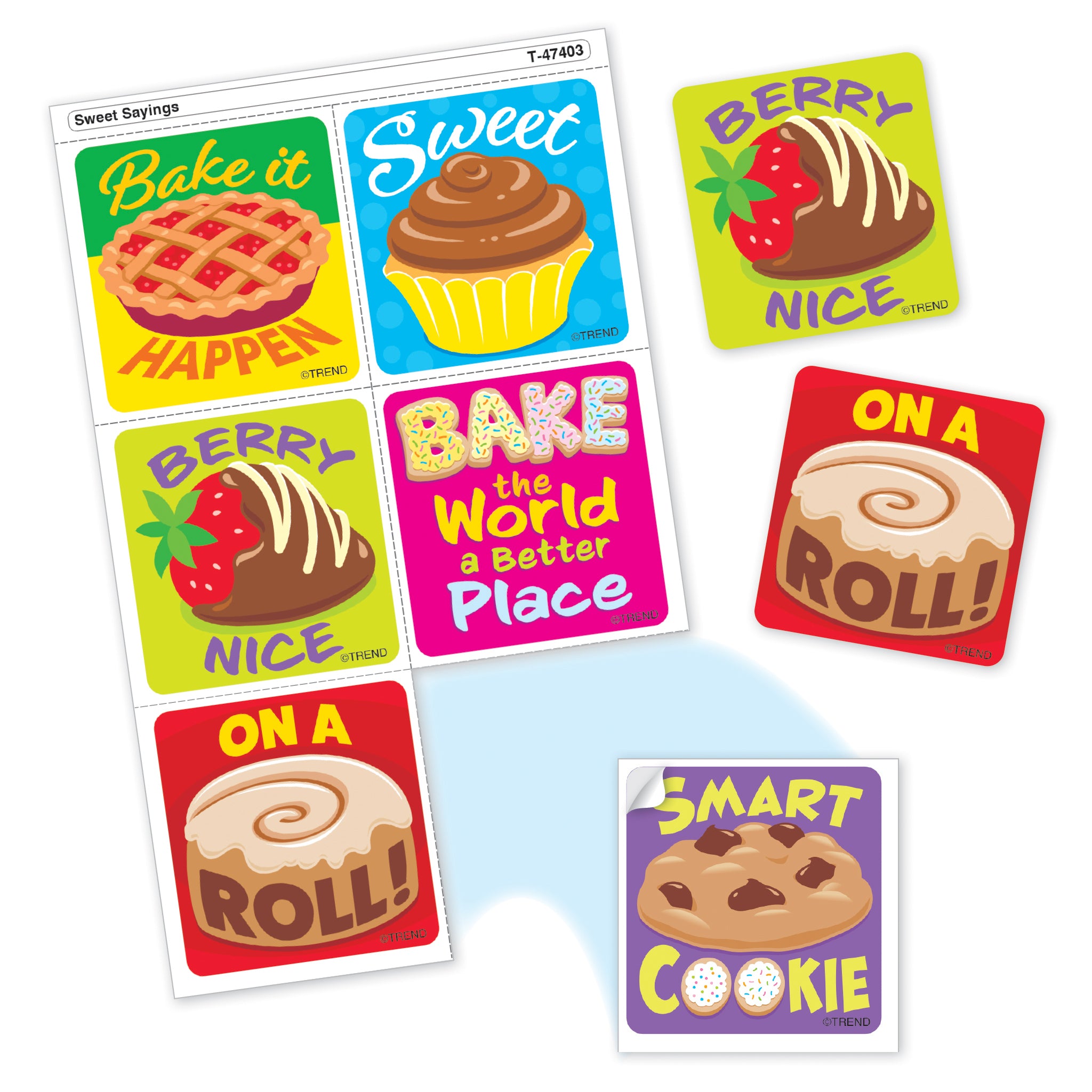 Sweet Sayings Tear & Share Stickers®, 30 Count