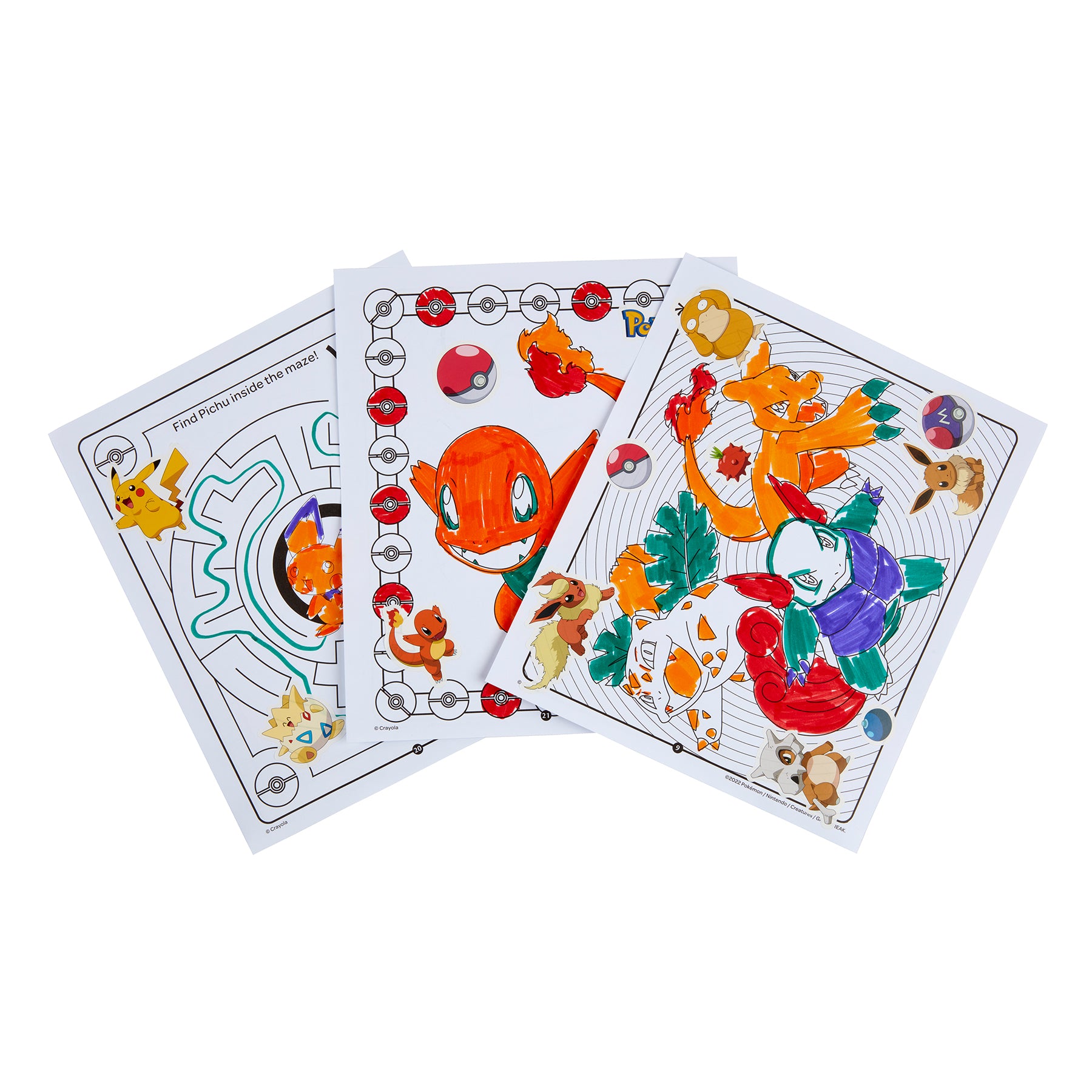 Color & Sticker Activity Set, Pokemon