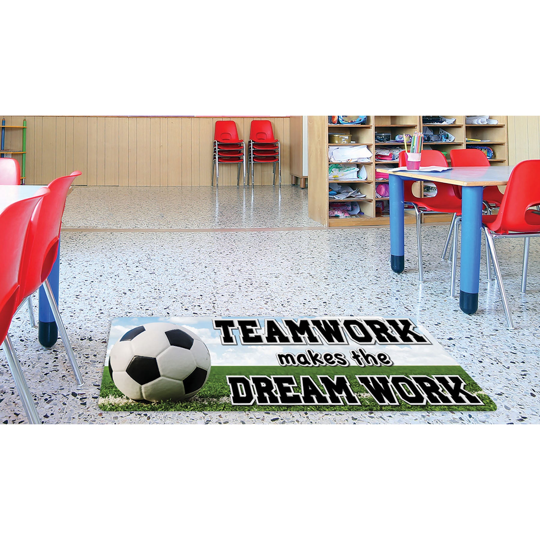 The Original Fun Mat™, Mat Runner, 15.5" x 47", Soccer Teamwork
