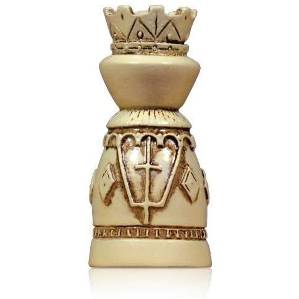Handpainted Polystone Medieval Themed Chess Pieces, 2.5 in. King