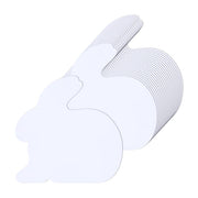 Bright Cutouts - 40 ct., 5" Bunny, White