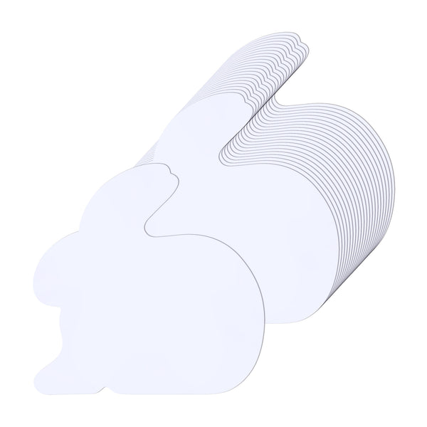 Bright Cutouts - 40 ct., 5" Bunny, White