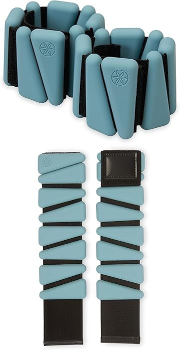 Gaiam Flex Wrist & Ankle Weights 1Lb Pair - Seafoam
