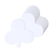 Bright Cutouts - 240 ct., 6" Shamrock, White