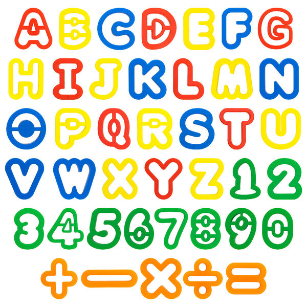 Dough Alphabet & Numbers Cutter Set - 41pc