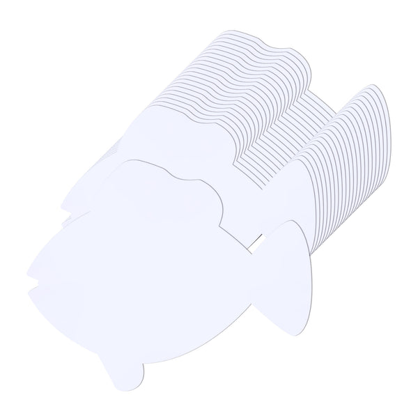 Bright Cutouts - 240 ct., 7.5" Fish, White