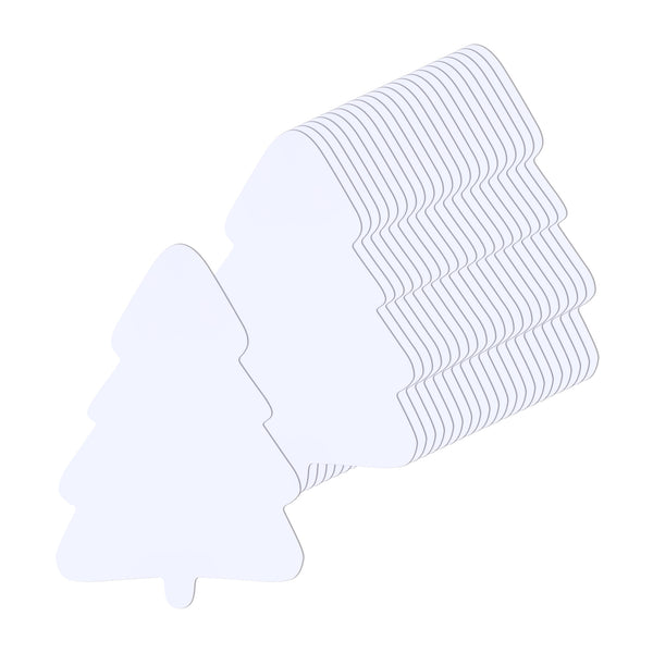 Bright Cutouts - 240 ct., 7" Christmas tree, White