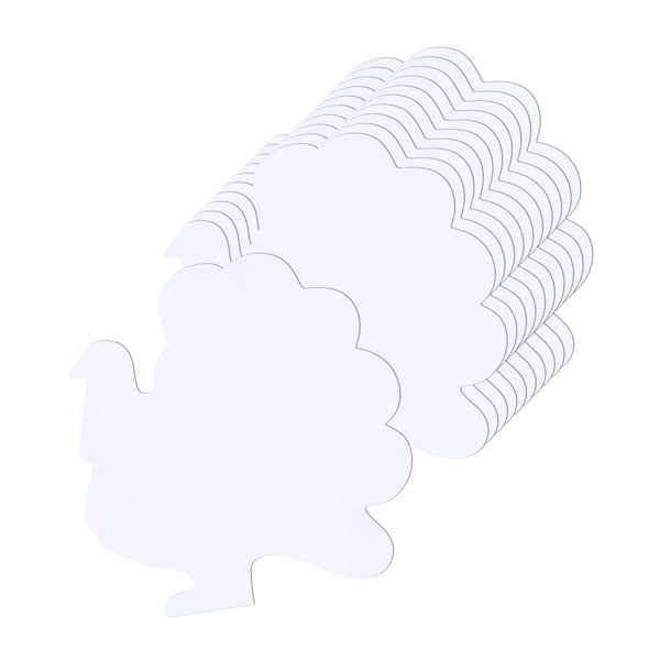 Bright Cutouts - 240 ct., 5.5" Turkey, White