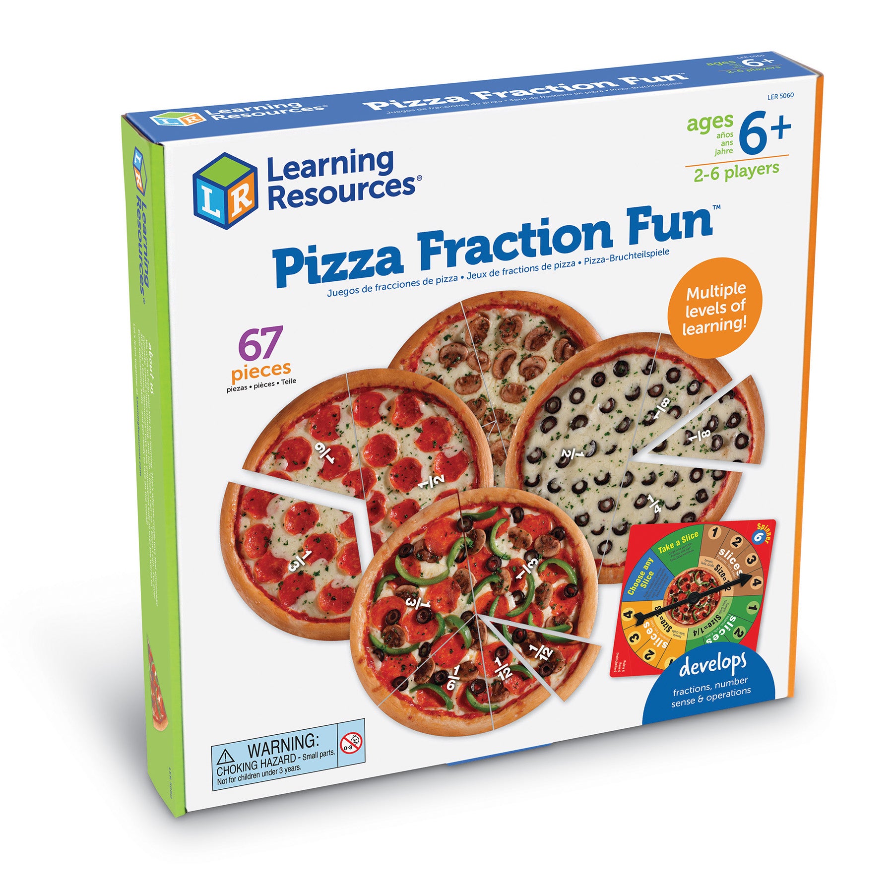 Pizza Fraction Fun™ Game
