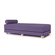 Jaxx Alon Daybed/Fold-Out Sleeper, Queen-Size Mattress - Premium Chenille, Plum