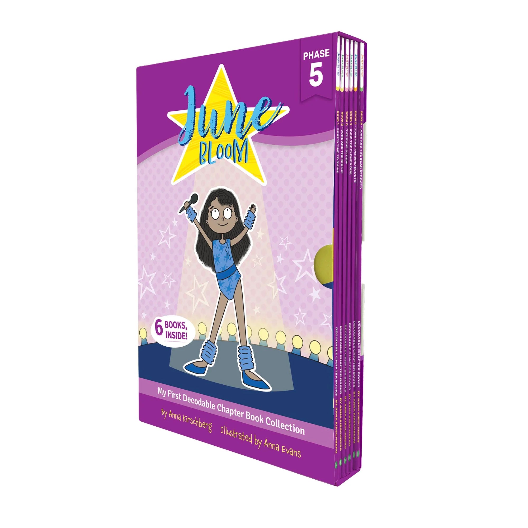 June Bloom, Decodable Chapter Books, Box Set, Vowel Sounds (Phase 5)