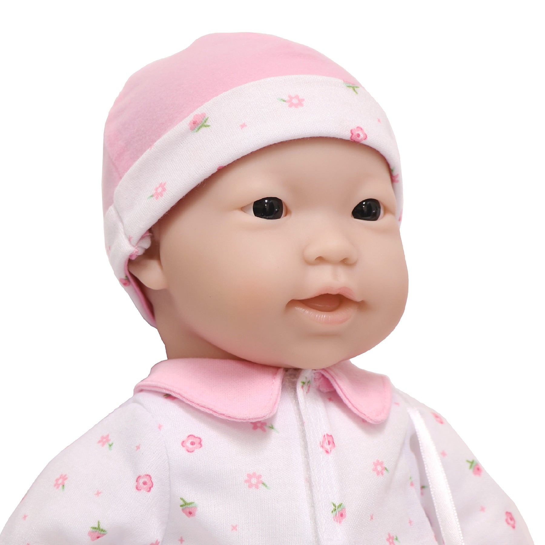 La Baby Soft 16" Baby Doll, Pink with Pacifier, Asian