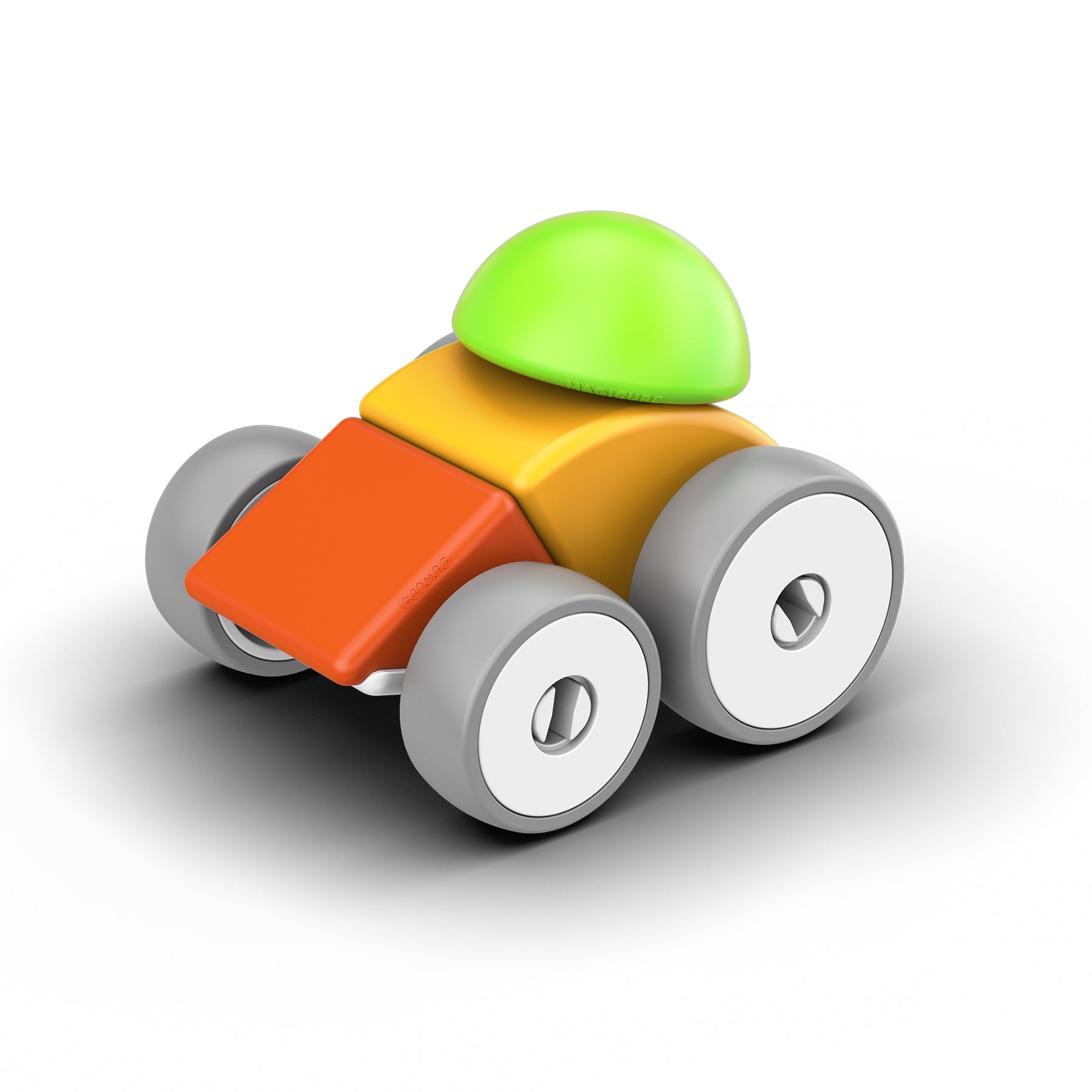 Geomag™ Magicube Magnetic Building Cubes, Cars, 10 Pieces