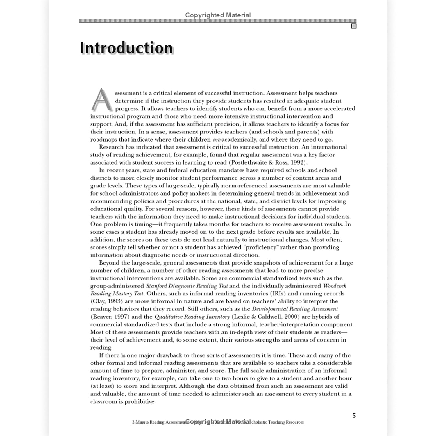 3-Minute Reading Assessments: Word Recognition, Fluency, and Comprehension: Grades 1-4