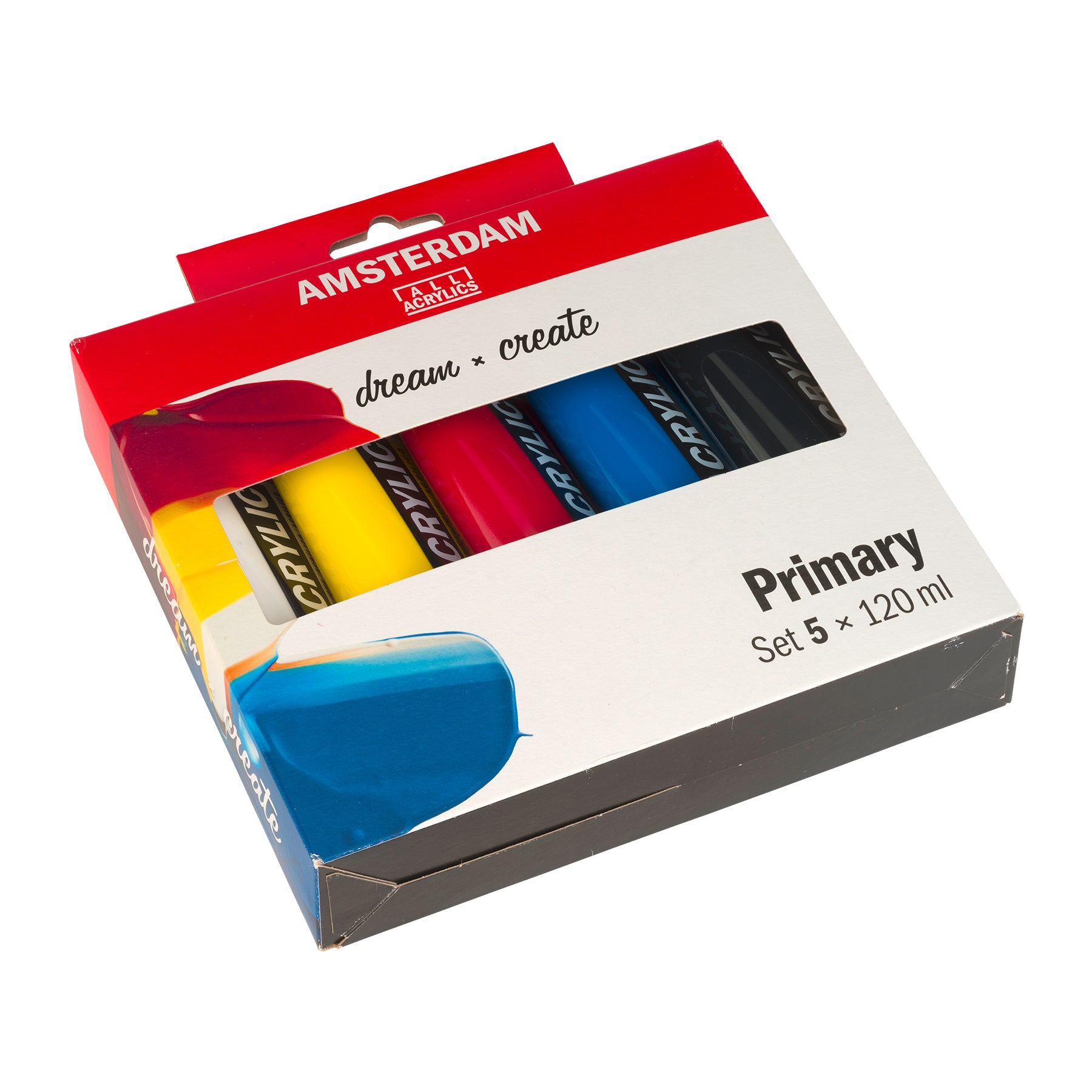 Standard Acrylic Primary Set, 5 x 120 mL