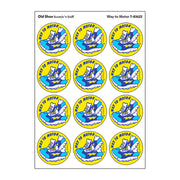 Way to Motor/Old Shoe Scented Stickers, Pack of 24
