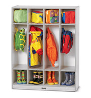 Rainbow Accents® 4 Section Coat Locker  - Gray