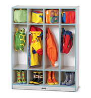 Rainbow Accents® 4 Section Coat Locker - Coastal Blue