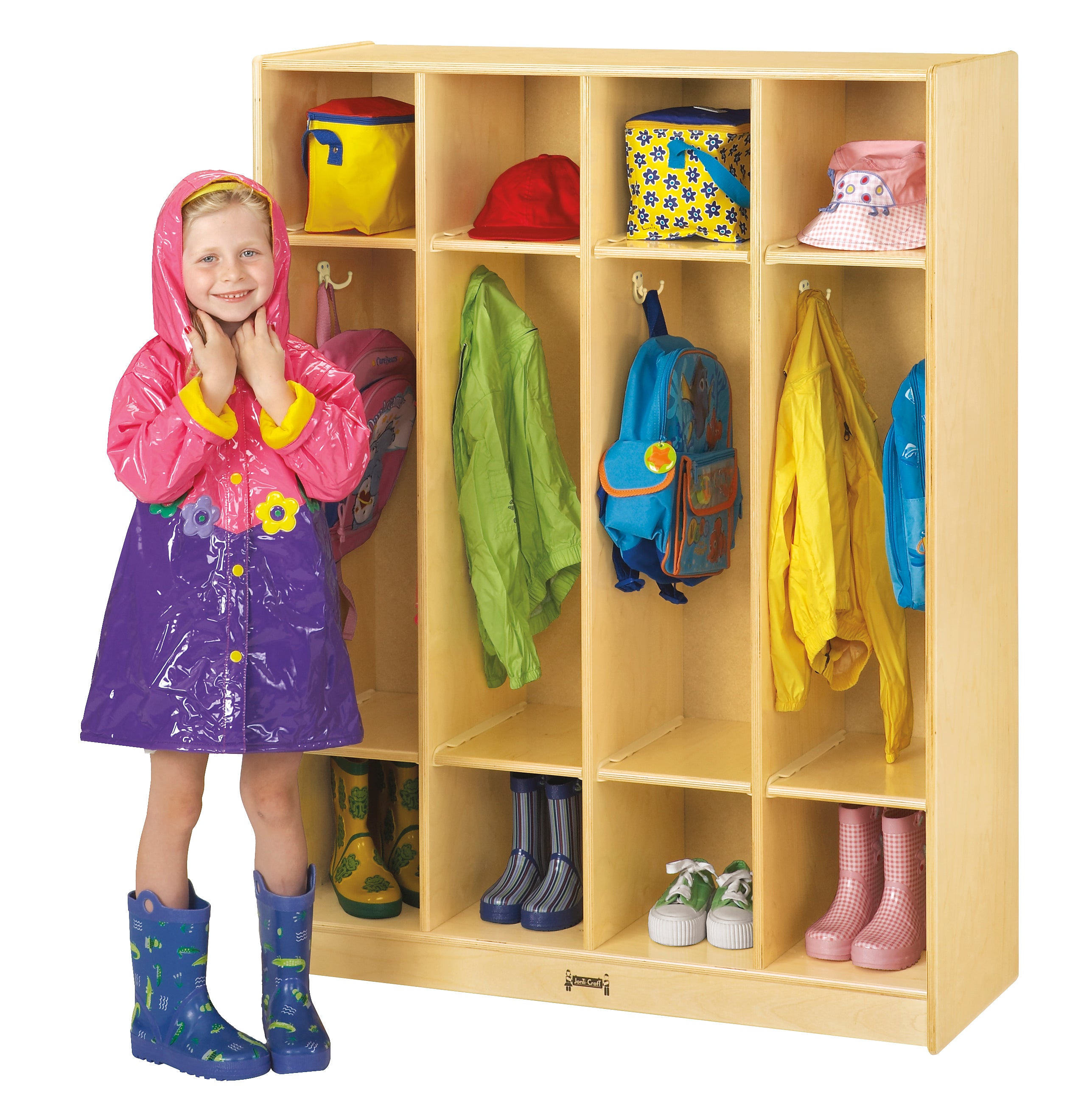 Jonti-Craft® 4 Section Coat Locker