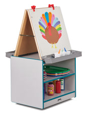Rainbow Accents® 2 Station Art Center - Teal