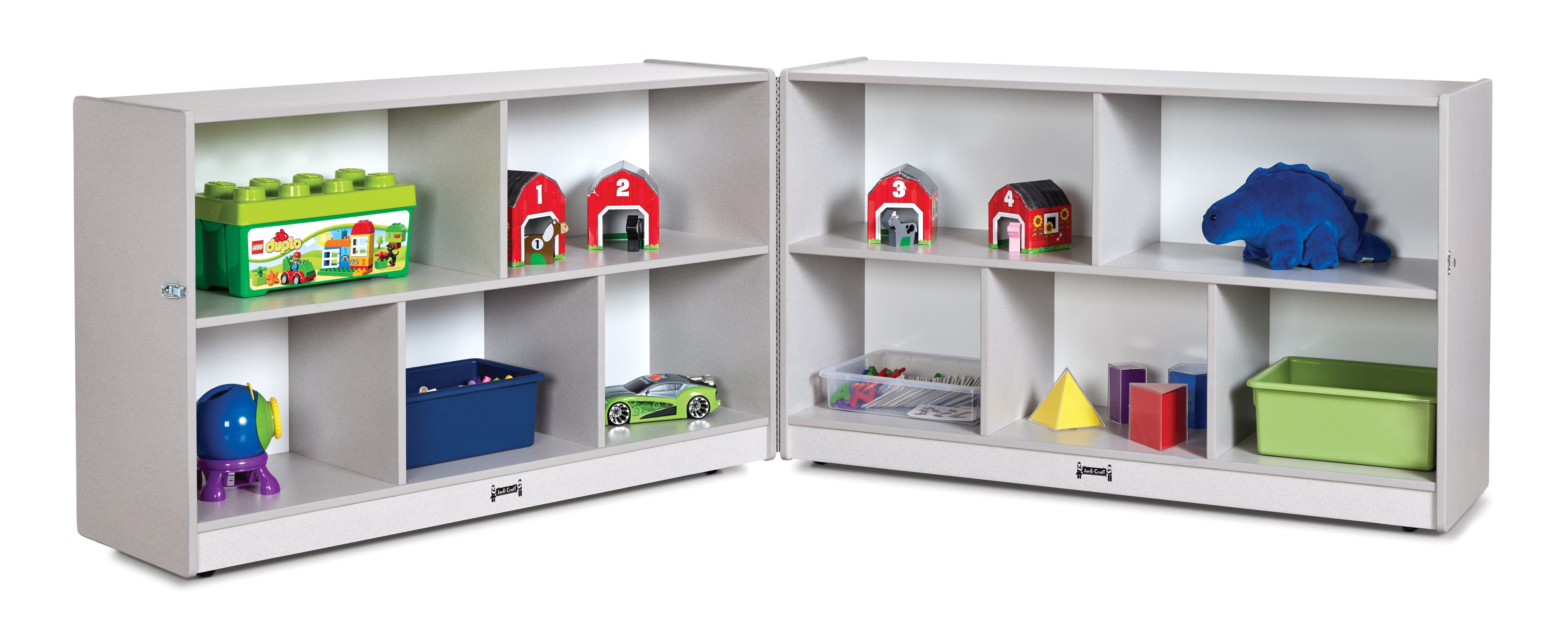 Rainbow Accents® Low Mobile Fold-n-Lock  - Gray