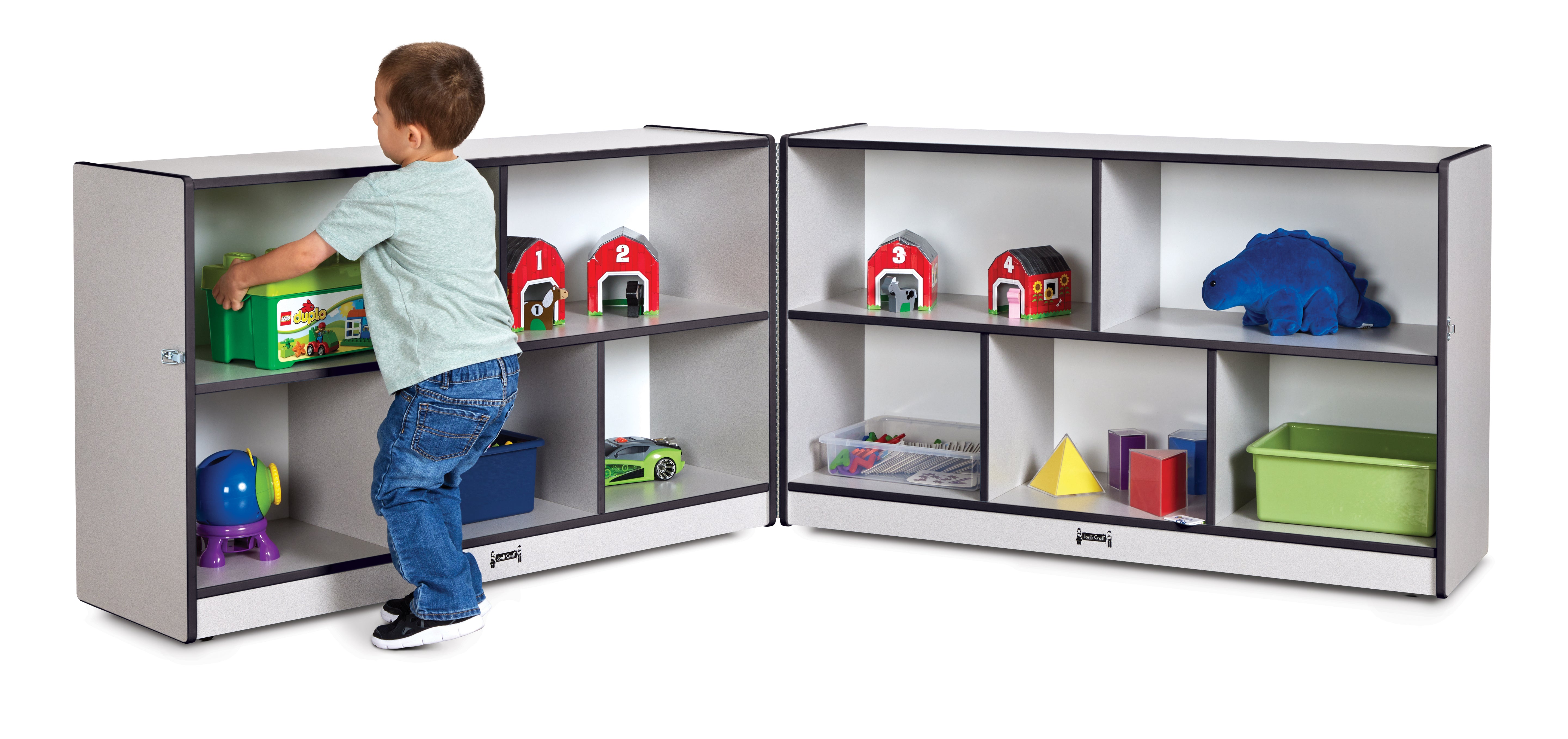 Rainbow Accents® Low Mobile Fold-n-Lock - Black