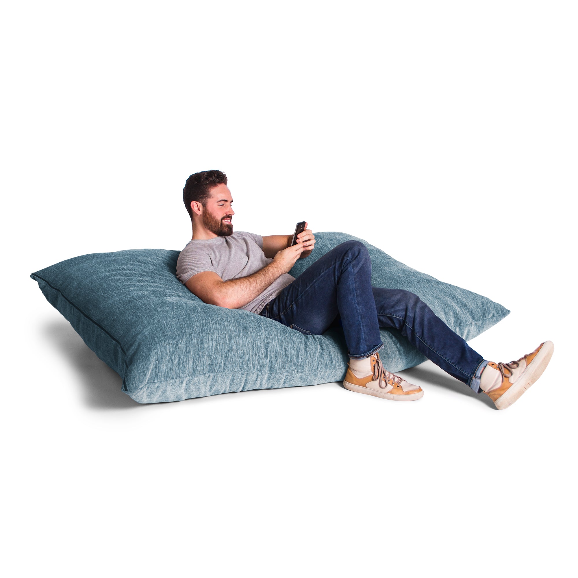 Jaxx Bean Bags Jaxx 5.5 ft Pillow Saxx Bean Bag, Turquoise