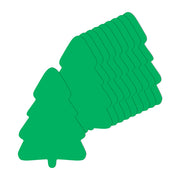 Bright Cutouts - 40 ct., 7" Christmas tree, Green