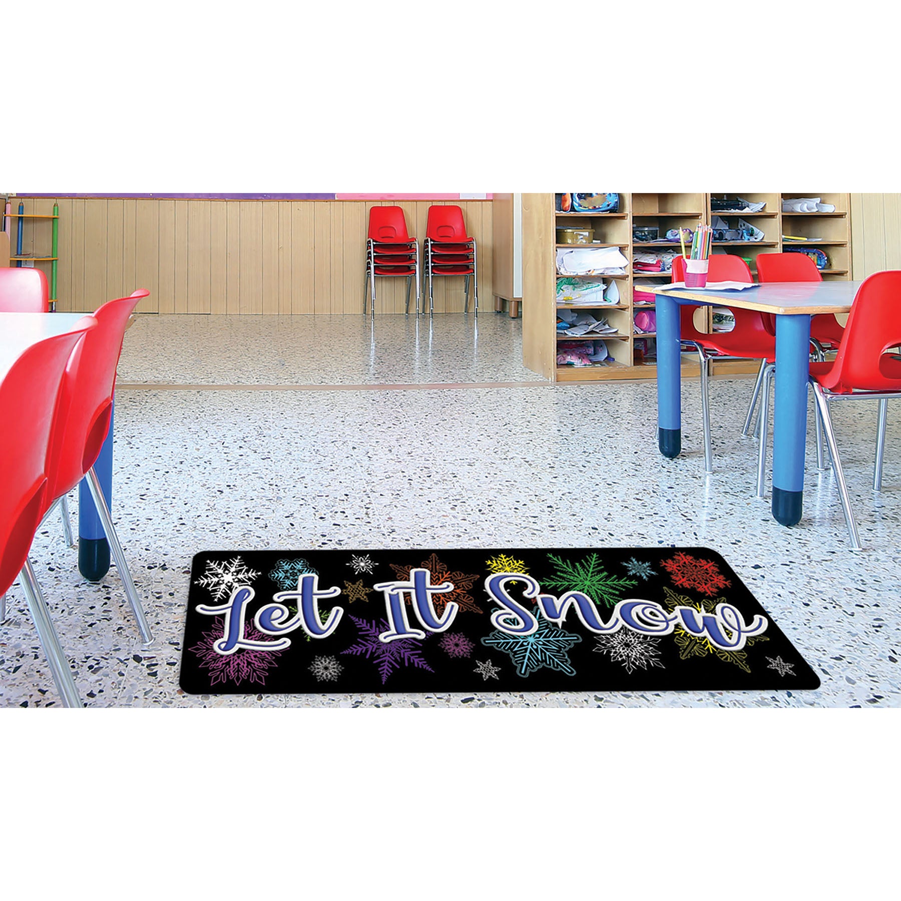 The Original Fun Mat™, Mat Runner, 15.5" x 47", Let it Snow