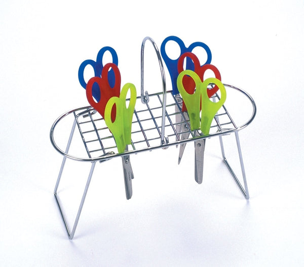 Stainless Wire Scissor Rack(holds 40 Pairs Of Children's Scissors)