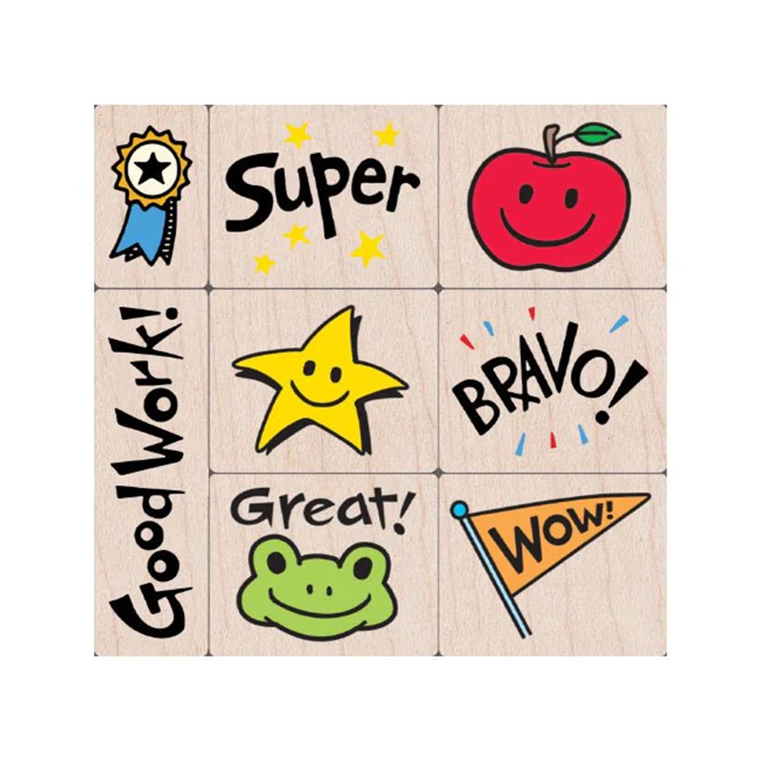 Big 'n' Little Bravo For Teacher, Set of 8