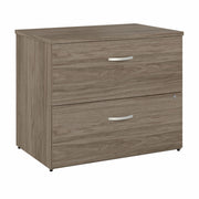 Bush Business Furniture Studio C 2 Drawer Lateral File Cabinet in Modern Hickory - 35.67" Width x 23.35" Depth x 29.84" Height