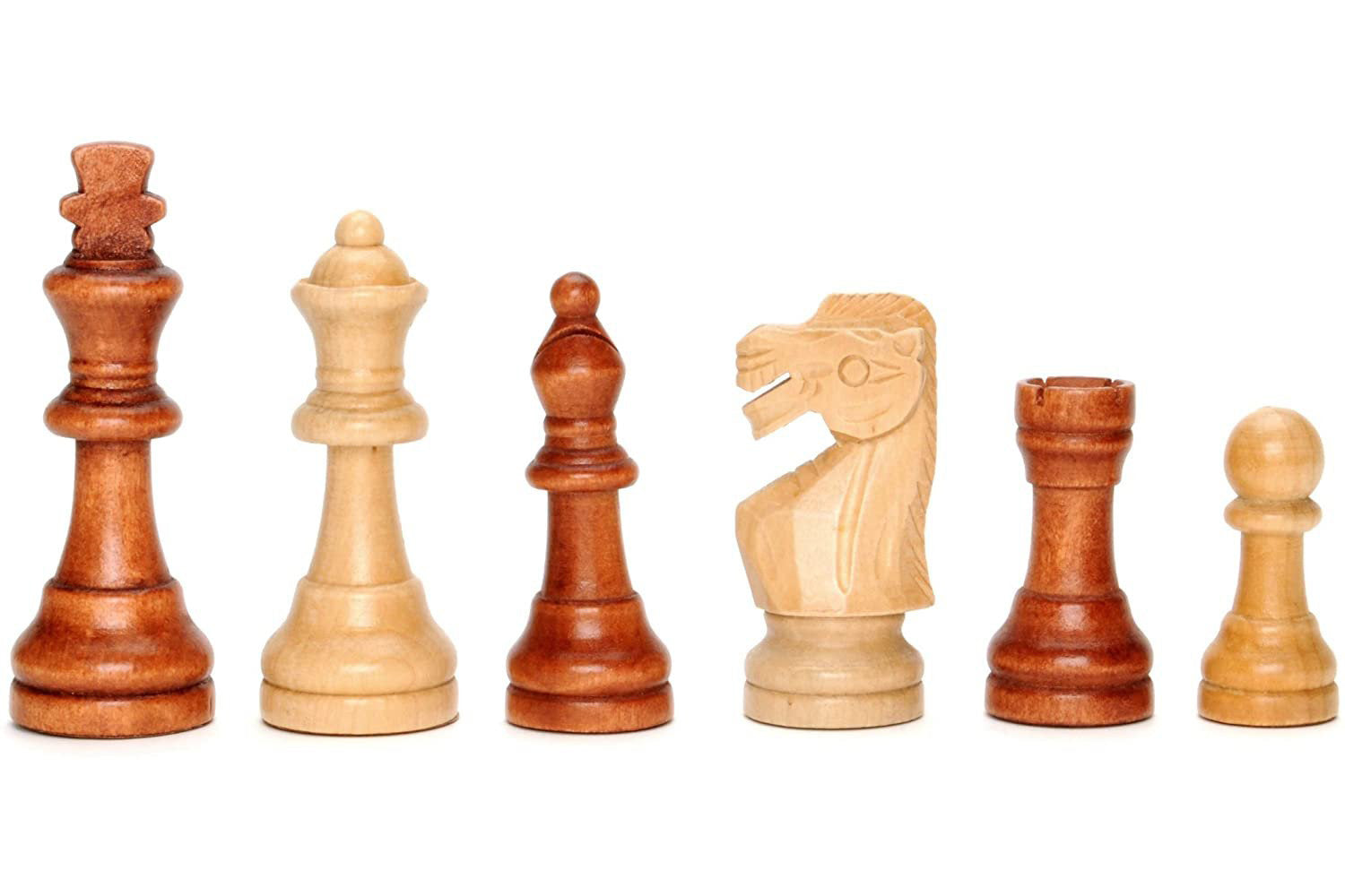 Staunton Wooden Weighted Chess Pieces, 3.75 in. King