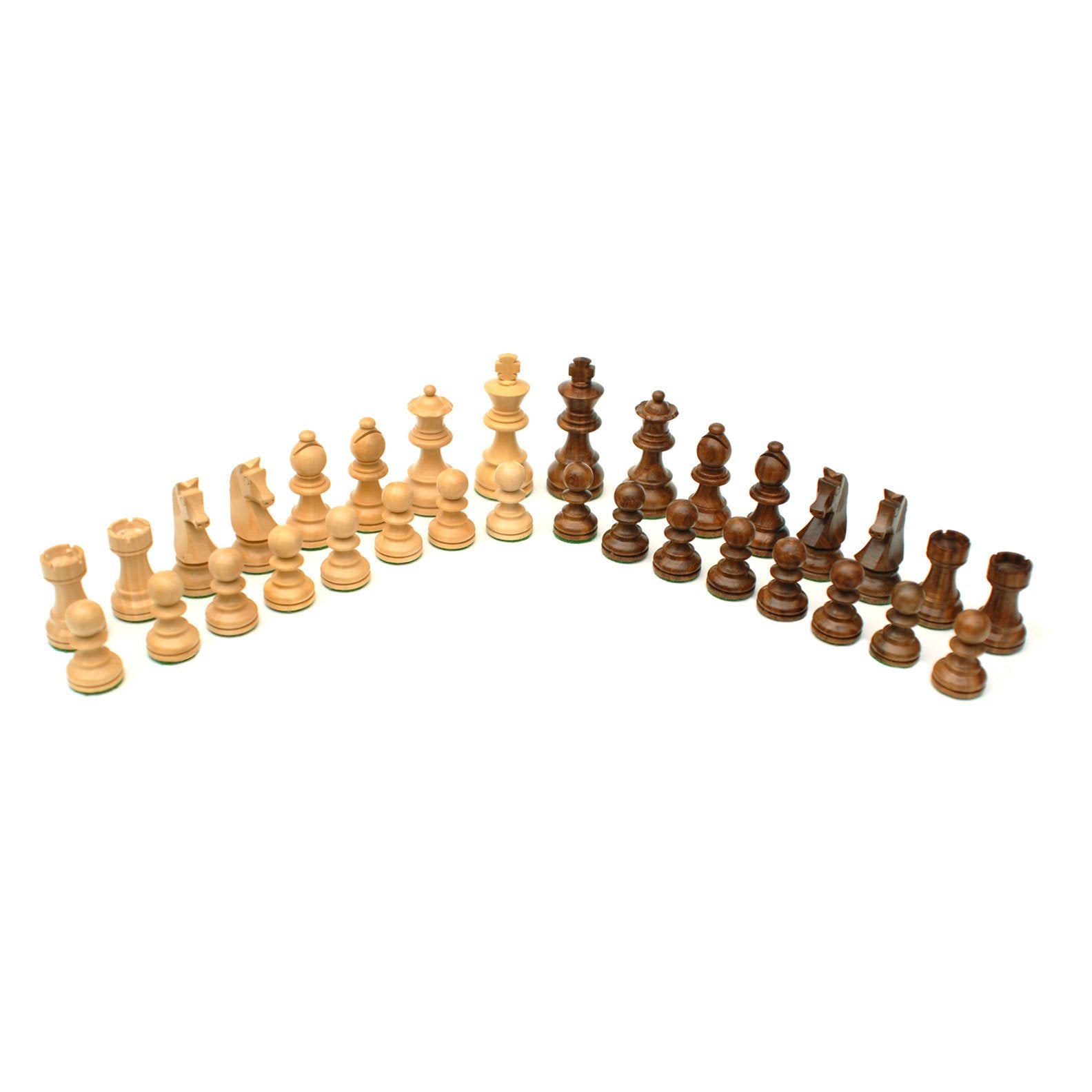 Classic Staunton Chess Pieces - Weighted with 3.75 in. King