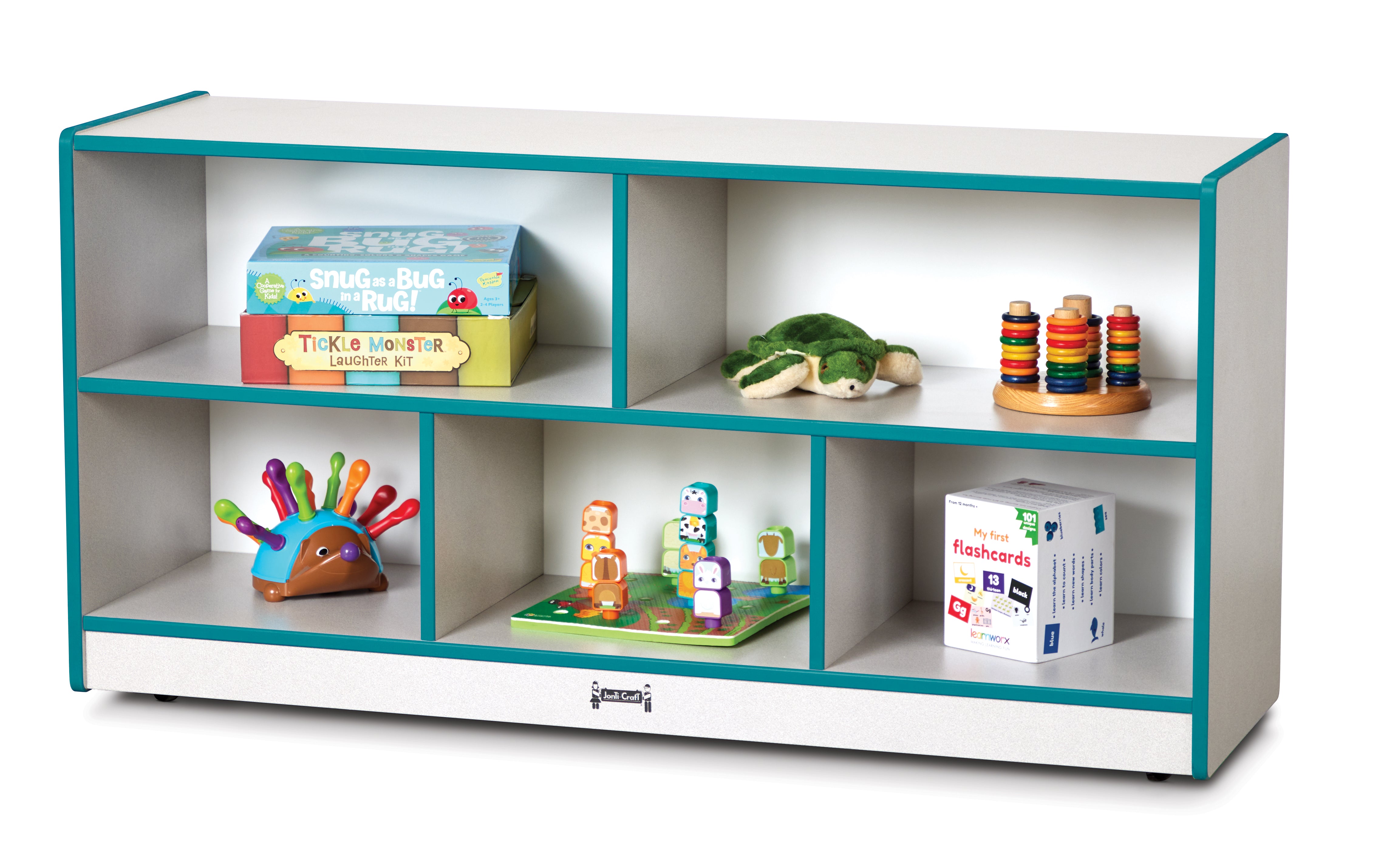 Rainbow Accents® Toddler Single Mobile Storage Unit - Teal