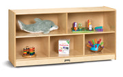 Jonti-Craft® Toddler Single Mobile Storage Unit - 18" Deep - Plywood Back