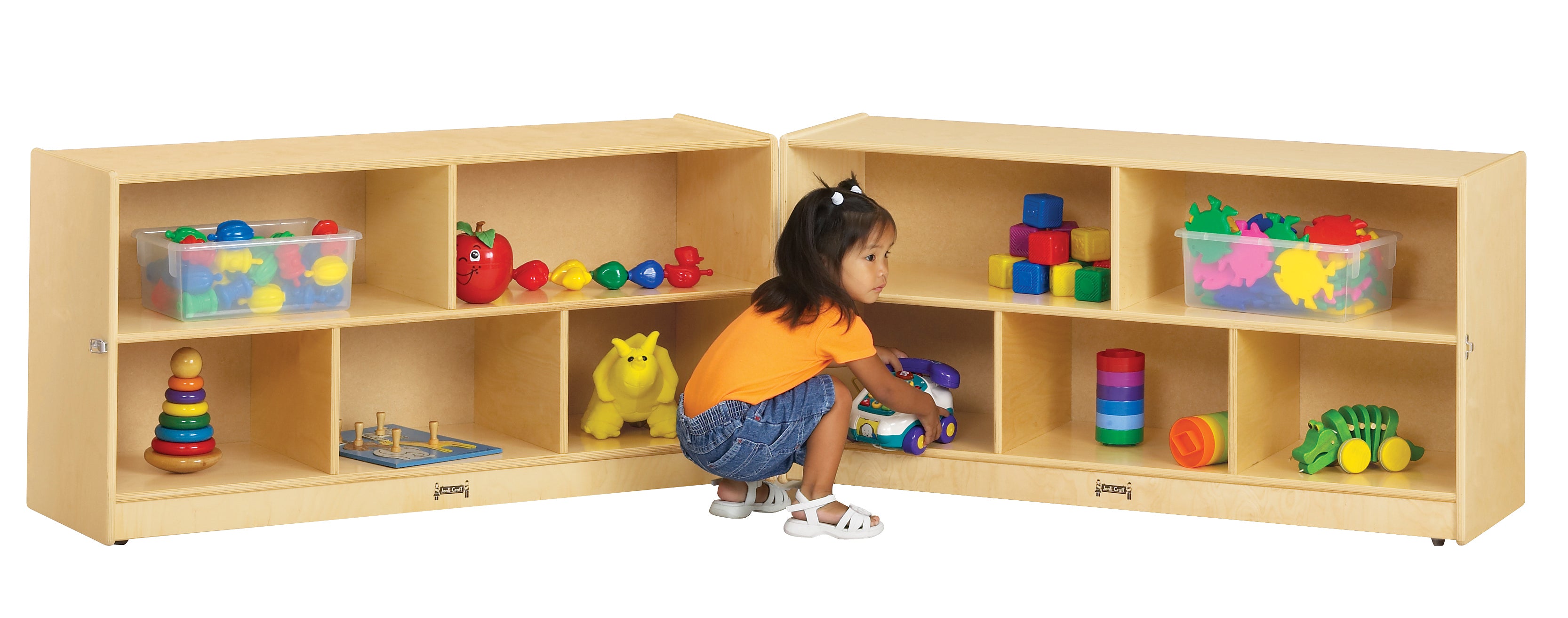Jonti-Craft® Toddler Mobile Fold-n-Lock - Magnetic Write-n-Wipe Back