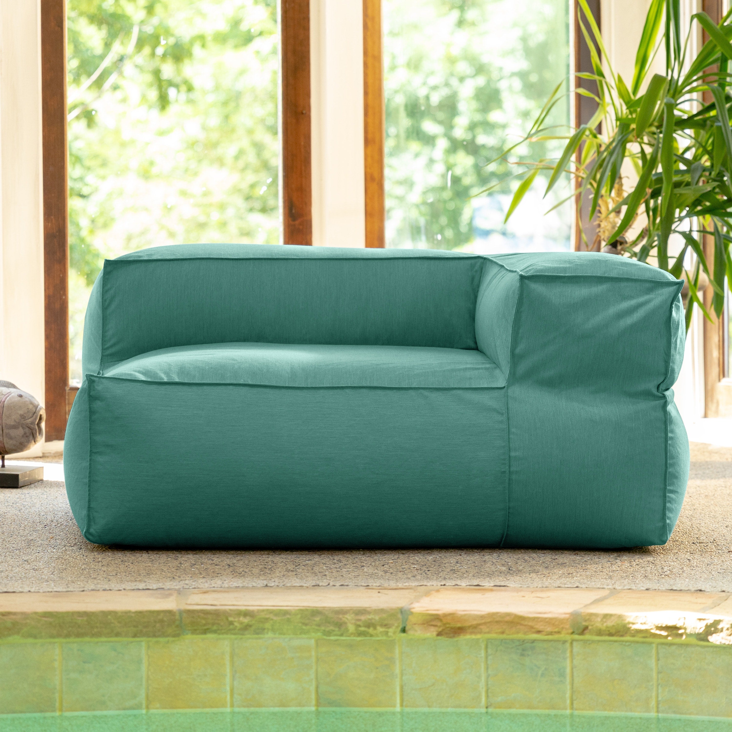Baya Outdoor Left Corner - Sunbrella, Breeze