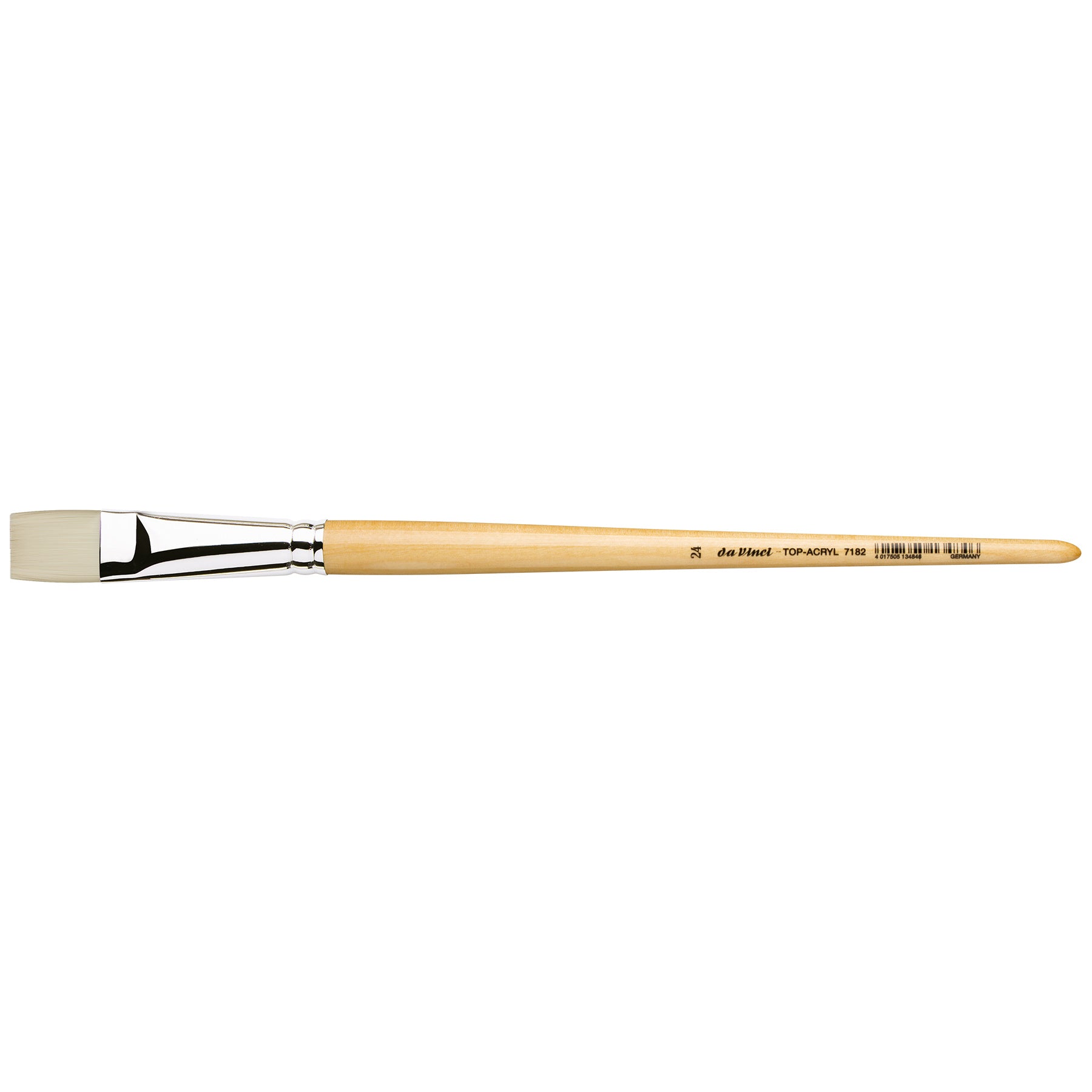 TOP-ACRYL Bright White Brush, Synthetic, Acrylic & Oil, Flat, Series 7182, Size 24