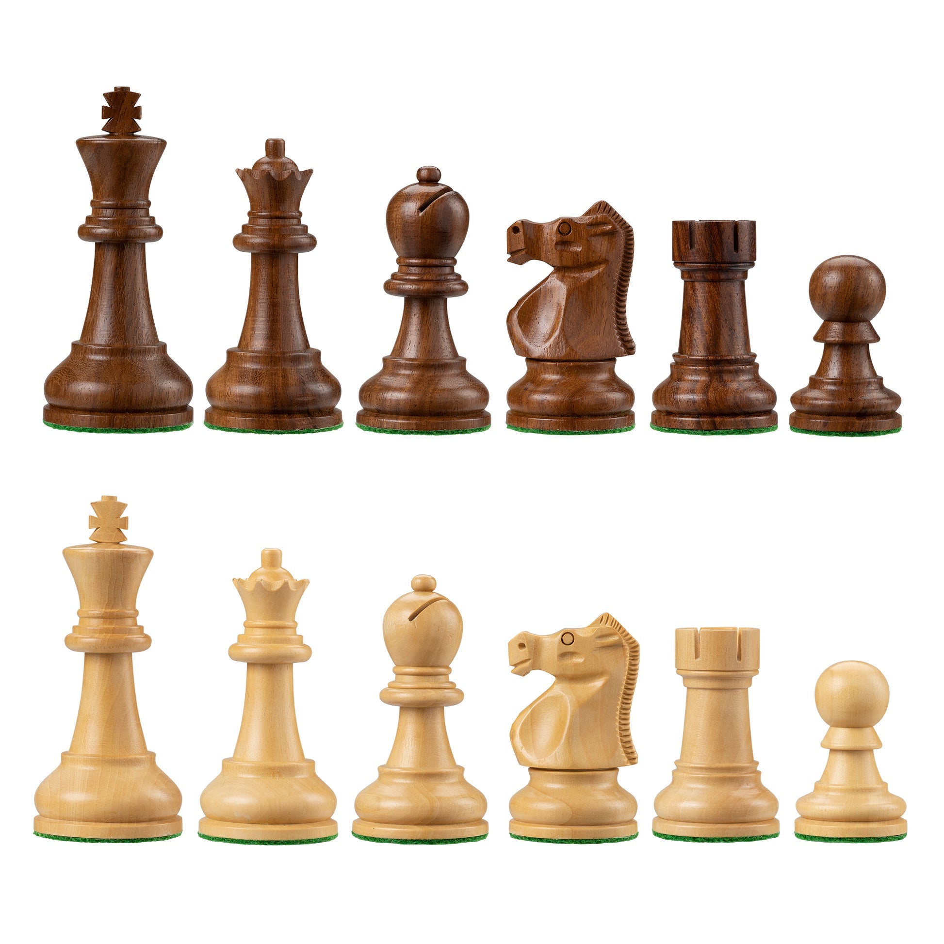 Ultimate Chess Pieces, Acacia and Boxwood 3.75 inch King