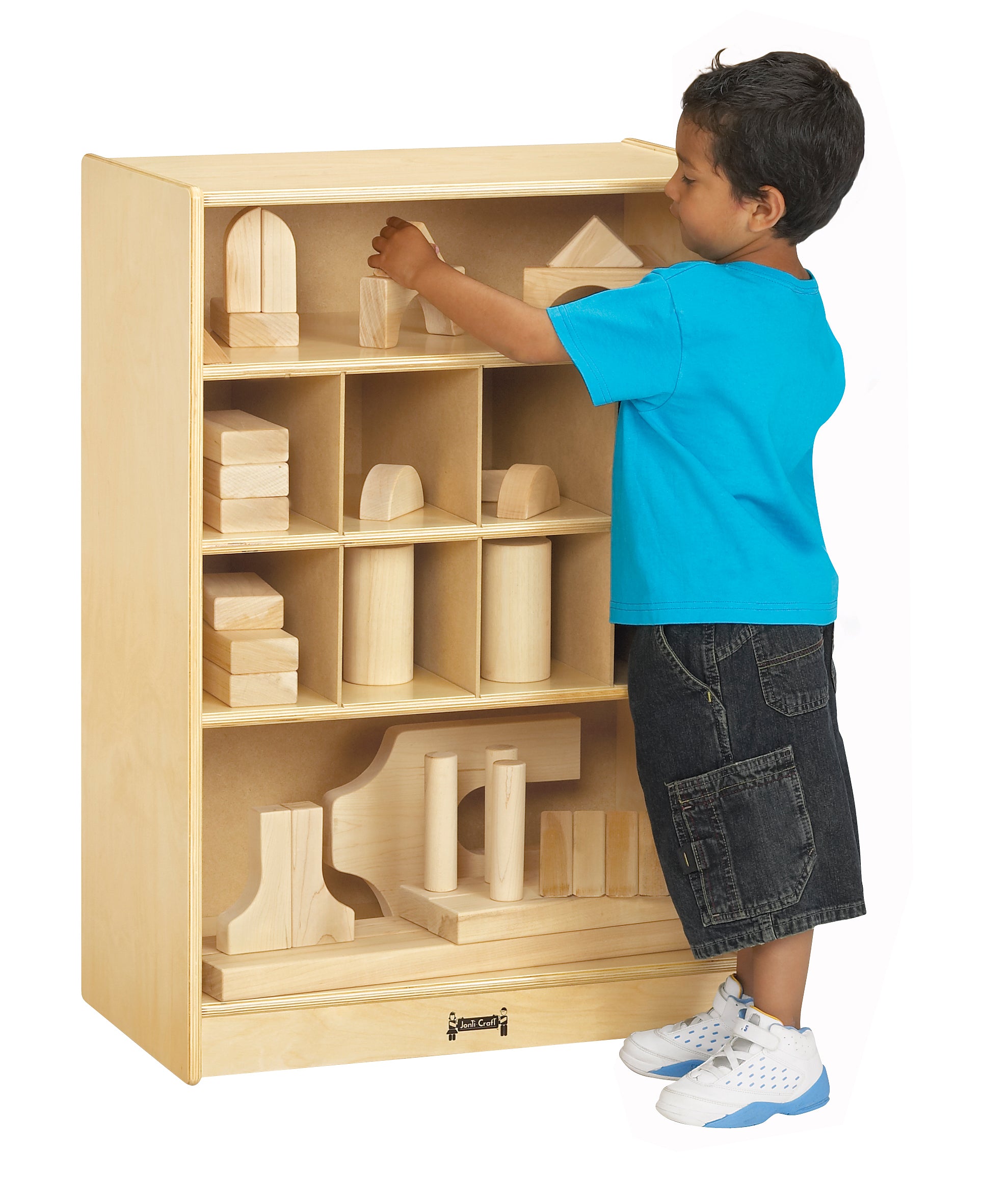 Jonti-Craft® Mobile Block Shelf